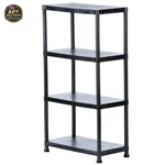 Hdx 4-TIER Scratch Resistant Storage Shelving Unit Black. Fixed Price $67.99.