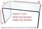T'z Tagz Any 5-INCH-DEEP Clear Acrylic Riser Display Stand New 2 Pack Variation. Fixed Price $11.05.