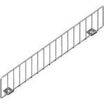 Southern X 47-1/2 Wire Fencing 9924012834 Chrome. Fixed Price $14.41.