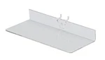 25 Acrylic Shelves " Pegboard 9 Long X 4 Wide Clear Shelf Plastic Display. Fixed Price $96.95.