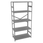 Tennsco ESP-1836 Metal Shelving Unit, 18"D X 36"W 75"H, Shelves, Carbon. Fixed Price $220.99.