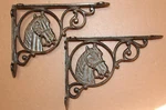 Shelf Bracket, Horse Design Brackets Country Decor,cowboys, Rodeos B-04. Fixed Price $177.49.