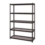 Iron Horse 2300 Riveted Wire Deck Metal Shelving 5-SHELF 18DX48WX72H Black. Fixed Price $187.99.
