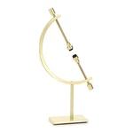 Juxyes Golden Toned Sphere Holder Caliper Stand, Style S,. Fixed Price $20.41.