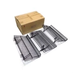 (set Of 10) New Black Wire Grid Mep-angled 23.5" X 12" Pegboard Shelves. Fixed Price $39.97.