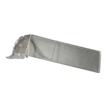 3"W X 10"L Slatwall Mounted Clear Acrylic Shoe Display 180 Degrees Angled Swivel. Fixed Price $11.50.