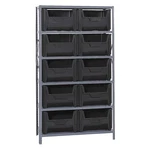 Quantum Storage Systems QSBU-700BK Shelving With 10 Giant. Fixed Price $884.65.
