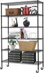 Commercial Wire Shelving Unit Metal Shelf Casters Adjustable Layer Rack Strong. Fixed Price $179.98.