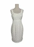 Nwt Phoebe Couture Pearl Crochet Floral Panel Mini Dress Sz 2 $350 Retail. Fixed Price $89.90.