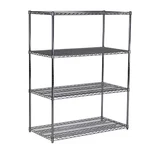 Technibilt Shelving Systems A116CH Unit, 4-SHELF, Chrome, 21X24X63. Fixed Price $131.99.
