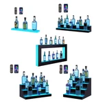 Uimoso Lighted Liquor Bottle Display Bar Shelf Rf & App Control. Fixed Price $215.99.