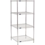 Nexel 24246C Chrome Wire Shelving 24"W 24"D 63"H. Fixed Price $126.60.