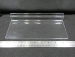 New 50 Clear Acrylic Plastic Flat Slatwall Shelves Shelf Shoe Display 4"X9.75". Fixed Price $69.99.
