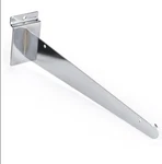 12 Metal Slatewall Knife Shelf Brackets PAIR/2 Chrome Retail Shelving Display. Fixed Price $9.99.