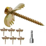 100 Set Wire Fence Fasteners For Wood, 2 Inch Fencing Staples Screws Fa.... Fixed Price $42.08.