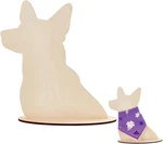 Ahandmaker Dog Silhouette Display Stand, Pet Bib Burlywood. Fixed Price $13.28.