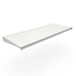 Lozier 1IN. X 48IN. 19IN. Powder Coated Cool White Dl Style Shelf 2PC. Fixed Price $99.56.