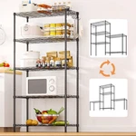 Ktaxon 5 Tier Wire Shelving Storage Rack Adjustable Steel Black Freeship. Fixed Price $29.99.