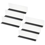6PACK Shelf Dividers, 7.9X1.18X2.4" With Magnetic, Clear. Fixed Price $20.97.