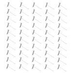 White 4" Long Gridwall Wire Metal Hooks Display Panel Hanger Retail- 50 Pc. Fixed Price $48.50.