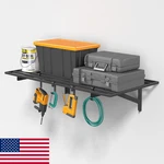 Jusgym 2X4FT Heavy Duty Garage Wall Mounted Storage Rack Shelf 200LB Capacity. Fixed Price $101.49.