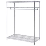 Nexel 3-SHELF Garment Floor Rack 24"D 48"W 74"H. Fixed Price $248.05.