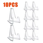 Universal Clear Plastic Stand Holder 10 Pcs Durable Multi-purpose Display Shelf. Fixed Price $13.19.