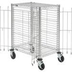 Nexel End Load Wire Tray Cart With 19 Capacity 30"L 21"W 40"H. Fixed Price $245.83.