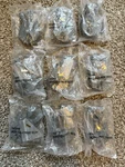Lot Of 9, 9/32-5/16" Clevis Shortening Grab Hook Grade 100 With Saddle 10CGH08. Fixed Price $99.95.