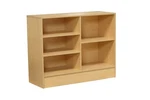 48 Maple Wood Wrap Counter With Adjustable Height Rear Shelving. Fixed Price $135.00.