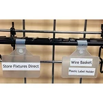 Wire Label Holders, Plastic Sign Clip For 3/8" Racks & Baskets - .... Fixed Price $22.53.