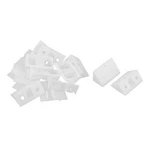 Furniture Shelf Cabinet Plastic 90 Degree Angle Brackets White 10PACK. Fixed Price $12.93.