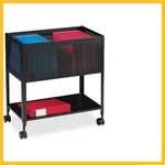 Lorell Mesh Rolling File, 12-1/2 By 25 28-1/4-INCH, Black. Fixed Price $124.77.