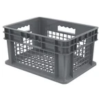 Akro-mils 37208GREY Vented & Stackable Straight Wall Storage Container, 6.7. Fixed Price $17.85.