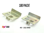 100 Pack Knape & Vogt Front Shelf Rest 186/187 Series Anochrome Model 212. Fixed Price $63.74.