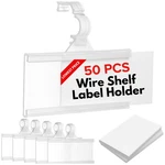 Plastic Wire Shelf Label Holder, Reusable Tags For Pantry Retail Store,.... Fixed Price $22.27.
