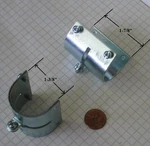Kason #156-C 1-5/16" Hangrod Support Bracket Adapter, Steel, Bright Zinc Finish. Fixed Price $7.95.
