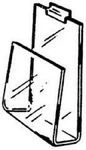 Store Display Fixtures 2 Slatwall Acrylic 4.5" Wide Book Video. Fixed Price $21.95.