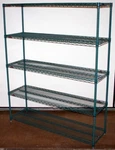 Metro Super Erecta Shelf Green Antimicrobial Shelving Racks Racking 1860-56NK3. Fixed Price $325.00.