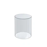 Azar Displays 556408 4"W X 8"H Clear Acrylic Cylinder. Fixed Price $23.95.