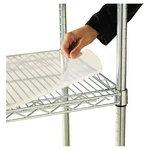Alera Shelf Liners For Wire Shelving, Clear Plastic, 48W X 24D, 4/PACK. Fixed Price $226.48.