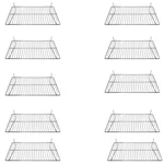 10 Pc 24 12 Inch Pegboard Wire Flat Grid Shelf Retail Display Fixture. Fixed Price $195.77.