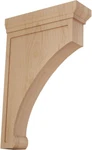 Extra Large Alder Wood Brackets - 2.5"W 8"D 12"H, Set Of. Fixed Price $87.99.