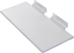 50 Slatwall Shelves Shelf Shoe 4" X 10" Display Flat Styrene Clear Acrylic. Fixed Price $70.97.