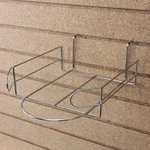 Lot Of 5 Hat Rack Pegboard Chrome Wire Baseball Caps Slatwall Displays. Fixed Price $36.95.