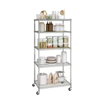 Seville Classics Ultradurable 5-TIER Nsf Steel Wire Shelving, 36"W X 24"D 76"H. Fixed Price $219.99.