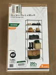 Hdx 6-TIER Steel Wire Shelving Unit Chrome 24 In. 60 14. Fixed Price $88.00.
