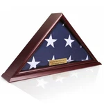 Decomil 5X9 Flag Display Case For American Veteran Burial - Clear Red. Fixed Price $83.99.