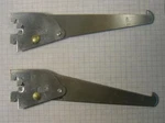 Kason #8153 Variable Shelf Bracket, 6", Steel, Satin Finish, Wedge Fit. Fixed Price $7.95.
