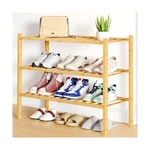 Smiry Bamboo Shoe Rack, 3 Tier Free Standing Wooden Organi... Usa Fast Ship. Fixed Price $26.75.
